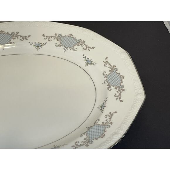 Harmony House Monique 3652 Fine China Oval Serving Platter Japan 13” - Picture 3 of 8
